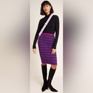 Anthropologie Maeve Nancy sweater pencil skirt sz med